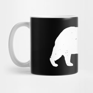 Distressed Vintage Bear Wild Nature Design Mug